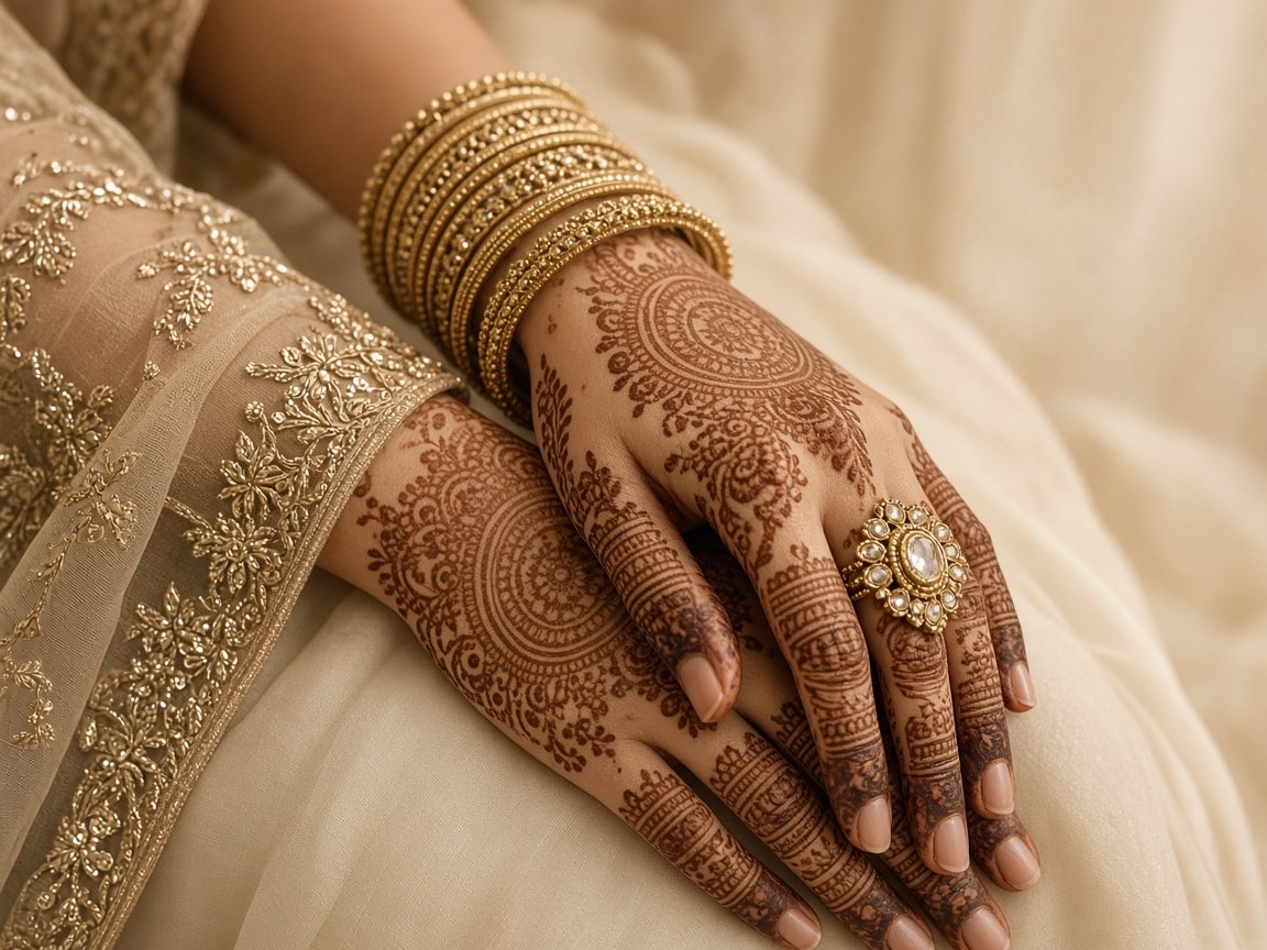Placeholder bridal detail photograph.